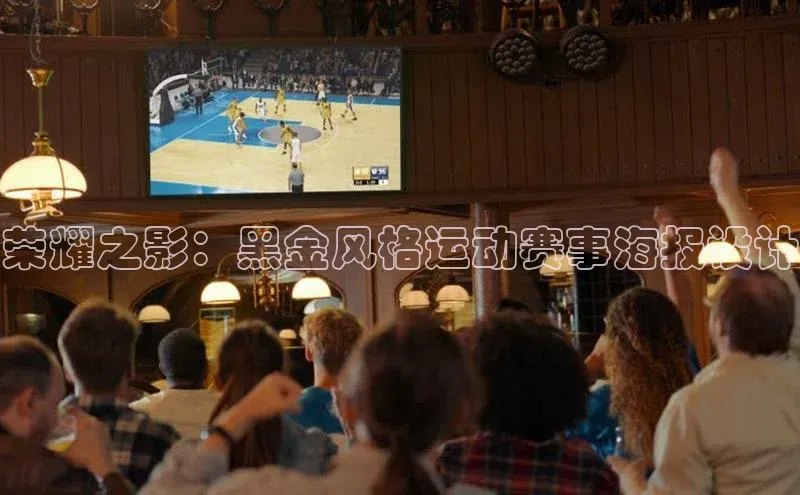 荣耀之影：黑金风格运动赛事海报设计